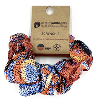 Better World Arts Aboriginal Cotton Hair Scrunchie - Seven Sisters