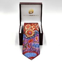 Better World Aboriginal Art Digital Print Boxed Polyester Tie - Seven Sisters