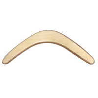 Boomerang Native Art Blank 5 ply Cedar Returning Boomerang (29cm - 11") LEFT