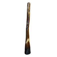 Eucalyptus (Ironbark) Handpainted Didgeridoo (1.3m) - Flared End with Emu