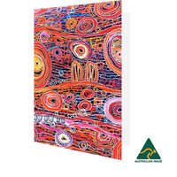 Utopia Aboriginal Dot Art Gift Card - Awelye Women's Ceremony (2)