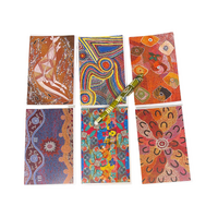 Yijan Aboriginal Dot Art Postcard Giftcard Set (6) - Assorted Designs