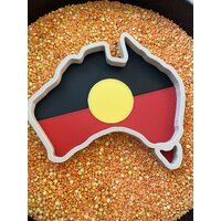 Aboriginal Flag Australia Sensory Tray - an Educational Resource