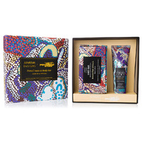 Papulankutja Aboriginal Art Finger Lime Handcream & Soap Giftbox Set - Two Magic Men