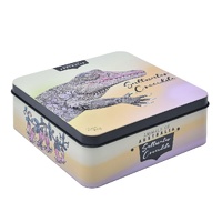 Banksia Red Animals of Australia - Saltwater Crocodile Tin (Lemon Myrtle Shortbread) 150g