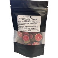 OzTukka Finger Lime Slices (freeze dried) 10g