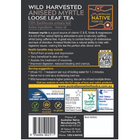 Australian Native Food Co Wild Harvested Loose Leaf Tea 35g | Aniseed Myrtle