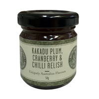 Australian Bush Spices Kakadu Plum Cranberry & Chilli Relish (50g)