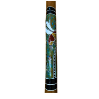 Eucalyptus handpainted Didgeridoo -  Winged Brolga