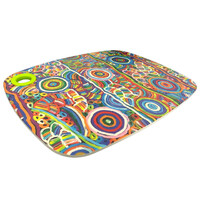 Utopia Aboriginal Art Bamboo Fibre Cheese Board/Platter - My Mother's Country