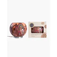 Koh Living Aboriginal Art Illuminating Candle Lamp Set (15cm) -  Home