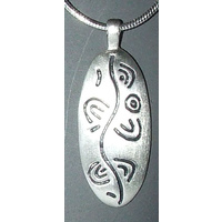 Yijan Aboriginal Art Pendant - Snake Shield