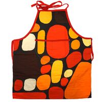 Better World Aboriginal Art Cotton Apron - Puli Stones