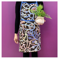 Better World Aboriginal Art Cotton Apron - Pikilyi Jukurrpa