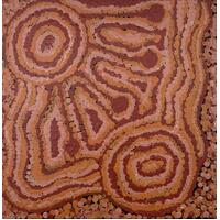 Iwiri Aboriginal Art - UNstretched Canvas (300mm x 300mm) - Piltati Tjukurpa