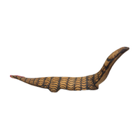 Maruku Arts Aboriginal Traditional Carved (50cm) Perentie Lizard (Ngintaka)