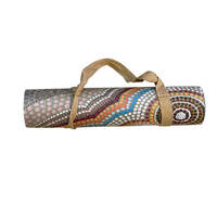 Eco Rubber Aboriginal design Yoga Mat - Oceans Garden