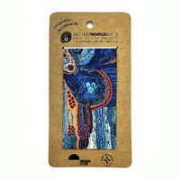 Better World Aboriginal Art Cardboard Magnetic Bookmark - Two Sisters