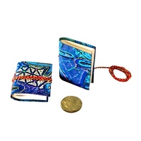 Handmade Aboriginal Art Paper Mini Notebook/Journal (70mm x 55mm) - Pikilyi