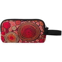 Warlukurlangu Aboriginal Art Neoprene Pencil Case - Emu Dreaming