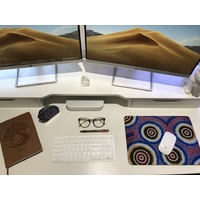 Recycled Aboriginal Placemat/Mouse Pad (1) - Spinifex Dreaming