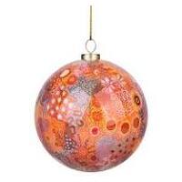 KOH Living Aboriginal Art GIFTBOXED Xmas Bauble  (8cm) - Women's Ceremonial Place