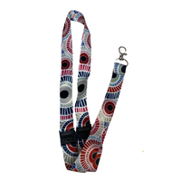 Dezigna Aboriginal Art Lanyard [DOUBLE CLIP] - Jarjums