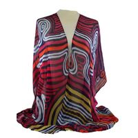 Saretta Aboriginal Art Cotton Kaftan- Konara (Family)