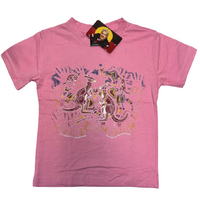 Children's Aboriginal Design T-Shirt - The Survival [Pink]