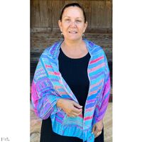 Saretta Aboriginal Art Cotton/Viscose Mangamaliko Wrap (160cm x 50cm) - Witma Generations