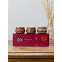 Koh Living Aboriginal Scented  Soy Candle Tin Pack (3) (125g) - Dreamtime Blooms