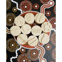 Eco Stampers (For Play Dough) - Aboriginal Symbols (Set 2)