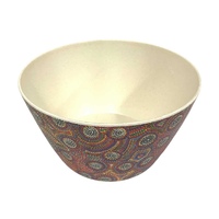 Utopia Aboriginal Art Bamboo Small Bowl - Atwakeye