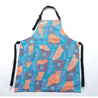 Nikki Dee Designs Aboriginal Art Cotton Apron - Tracks on Country