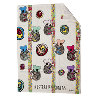 Yakinno Gunditjmara Dreaming Cotton Teatowel (70cm x 50cm) - Koala Mates