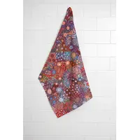 Koh Living Aboriginal Art 100% Cotton Teatowel - Women's Ceremony