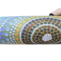 Eco Rubber Aboriginal design Yoga Mat - Oceans Garden