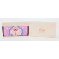 By Meeka Genuine Leather Travel Wallet (21cm x 13cm) - Waratah