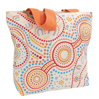 Muralappi Journey Cotton Canvas Shopping Bag (39cm X 50cm X 15cm) - Stronger Together