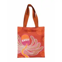 Aboriginal Art Polyester Blend Tote Bag (45cm x 53cm) - Banksia