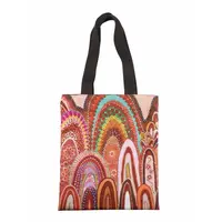 Aboriginal Art Polyester Blend Tote Bag (45cm x 53cm) - Beautiful Journey Home