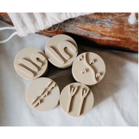Eco Stampers (For Play Dough) - Aboriginal Symbols 