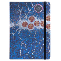 Koh Living Aboriginal Art A5 Ruled Journal - Seven Sisters