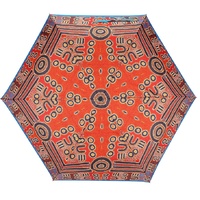 Outstations Aboriginal Art Folding Umbrella - Body Art