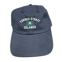 Athe Threads Cotton Canvas NAVY Baseball Cap - Torres Strait Islands