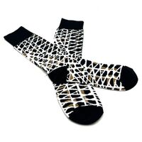 Better World Arts Men&#39;s Cotton Socks - Jilamara