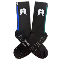 Athe Threads ADULT Crew Grip Dhari Socks - Black [US8-US11]