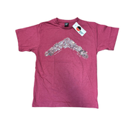 Nature Trail Boomerang (Marle Red) - Aboriginal Design T-Shirt