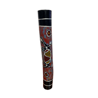 Dreamtime Kullilla Aboriginal Art Emu Caller - Lizard 2