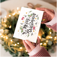 Native Seed Box Plantable Greeting Card - Merry Christmas